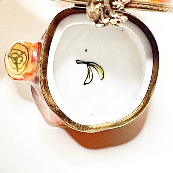 Limoges Box Monkey Hand Painted Porcelain Trinket - Picture 3 of 6